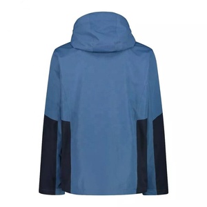 Veste coupe-vent décontractée à capuche pour homme, imperméable, respirante, séchage rapide, manteau de pluie d'extérieur, logo personnalisé, vêtement d'extérieur d'hiver - Product Image 2