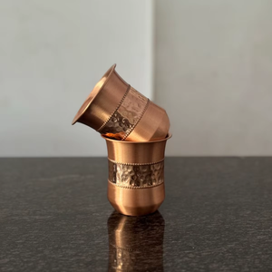 Gobelet en cuivre anti-fuite pour whisky, vin, eau et détox ayurvédique – Compatible lave-vaisselle et micro-ondes pour la maison, le bureau, les cadeaux et l'hôtellerie - Product Image 2