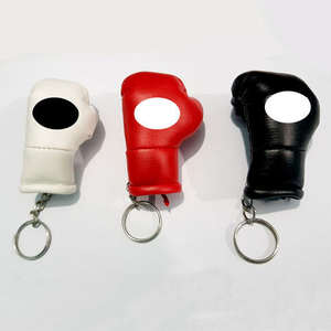 Porte-clés de boxe en PU PVC, porte-clés en forme de gants de boxe, promotion sportive, logo personnalisé, mini porte-clés de boxe - Product Image 4