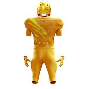 ชุดยูนิฟอร์มอเมริกันฟุตบอลสำหรับวันแข่งขัน ผลิตจากโพลีเอสเตอร์ ระบายอากาศได้ดี ทนทาน และสวมใส่สบายสำหรับนักกีฬา - Product Image 2