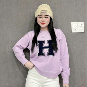 Suéter de Mujer en Mezcla de Lana, Abrigo Largo de Punto, 35% Viscosa, 35% Nailon, Nuevo Diseño de Moda - Product Image 3