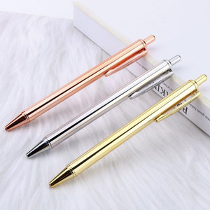 NMWH-019 Best Writing click Hotel Brand Luxury 18k <b>Ballpoint</b> <b>Pen</b> Gift <b>Pen</b> Rose Gold Metal <b>Ballpoint</b> <b>Pen</b> - Product Image 1