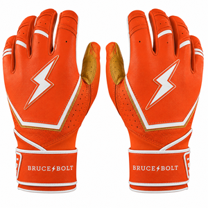 Gants de frappeur de baseball en cuir avec fermeture auto-agrippante, qualité supérieure, durables, pour adulte, main droite/gauche, séchage rapide, respirants, personnalisables - Product Image 1