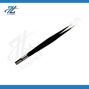 Pinzas Bipolares Europeas Antiadherentes, Recubiertas de Titanio, Punta Fina de 1.0 mm, Instrumento Microquirúrgico, Fabricante de Pakistán - Product Image 2