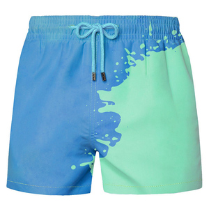New Fashion Thermochromic Swim <b>Trunks</b> Color Change <b>Men</b> Boardshorts Swimwear - Product Image 1
