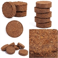 Disques de tourbe de coco bio – Engrais biodégradable pour la germination des semis, l'hydroponie et la culture agricole