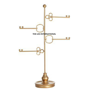 High Quality <b>Tree</b> <b>Branch</b> Design Aluminum Jewelry Stand & Holder for Earrings Necklaces Rings Storage Display - Product Image 3