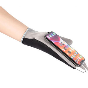 Guantes Deportivos Antideslizantes para Correr y Montar con Logotipo Personalizado, Último Diseño, Pantalla Táctil, Palma con Impresión de Silicona, para Entrenamientos al Aire Libre y Fitness - Product Image 4