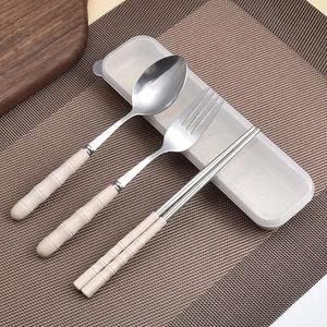 Juego de Cubiertos de Acero Inoxidable con Acabado Espejo, Cuchara, Tenedor y Cuchillo, Juego de Vajilla Plateada para Mesa de Comedor, para el Hogar y la Cocina - Product Image 2