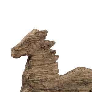 Cavallo Decorativo in Poliresina Defiance Spirited 14x3x14.5 Pollici, Prodotto Artigianale in Resina di Media Grandezza - Product Image 4