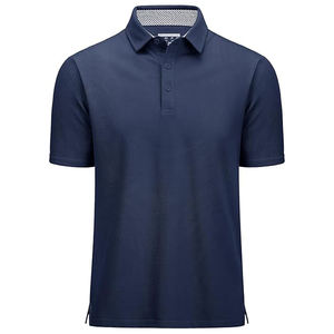Chemises polo pour hommes, séchage rapide, vêtements décontractés, manches courtes, respirantes, polos unis personnalisés en vente à bas prix - Product Image 1
