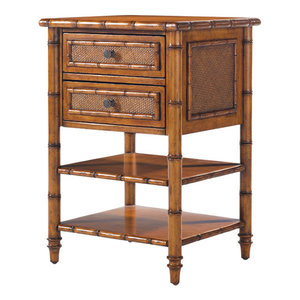 DreamCraft Estate Ginger Vietnamese Bedroom Furniture Elegant Bedside <b>Chest</b> - Product Image 1
