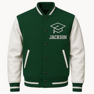 Chaqueta Bomber Varsity Personalizada con Logotipo para Hombre, Chaqueta de Béisbol de Moda Urbana, Suministro Directo de Fábrica OEM - Product Image 3
