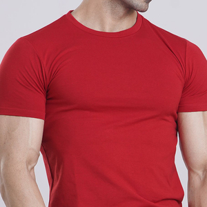 Nouveau design, t-shirt de sport pour homme, coupe slim, en coton, motif musculaire, personnalisable, idéal pour la gym. - Product Image 3