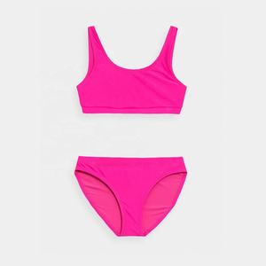 Traje de Baño Clásico para Mujer, Tipo Triángulo, Anti-UV, Secado Rápido, Colección de Verano, Conjunto Completo - Product Image 1