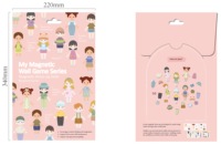 Poupée magnétique à habiller personnalisée pour enfants, ensemble de jeu créatif réutilisable pour l'éducation précoce et l'imagination