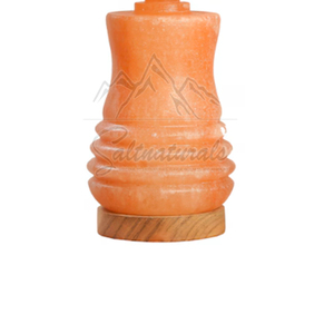 Lampe en sel rose de l'Himalaya, lumière apaisante, lampe en sel de l'Himalaya élégante pour chambre à coucher - Product Image 5