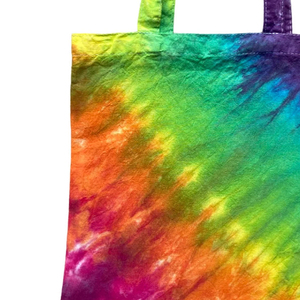 New Simple Everyday Use Breathable Tie Dye Cotton Tote <b>Bag</b> Geometric Pattern Long Handle Shoulder Strap Large Capacity Shopping - Product Image 5