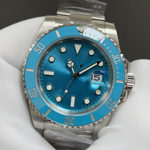 Reloj mecánico automático de lujo para hombre, azul cielo, 40 mm, luminoso, estilo suizo, resistente al agua, de moda. - Product Image 3