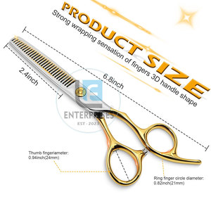Ciseaux à effiler en acier inoxydable de haute performance pour la coiffure et le style, en vente - Product Image 2