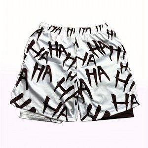 Pantalones Cortos de Malla Oversize Transpirables de Secado Rápido 2 en 1 para Correr, Casuales, Estilo Urbano, Ropa de Verano, Ecológicos - Product Image 2