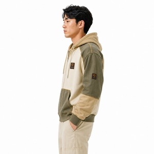 Top Quality Men <b>Vintage</b> Zip Hoodie <b>Oversized</b> Heavyweight <b>Sweatshirt</b> For Casual Fashion And Daily Comfort - Product Image 3
