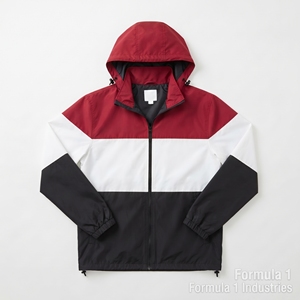 เสื้อแจ็คเก็ตสตรีทแวร์ทรงโอเวอร์ไซส์สไตล์วินเทจ Formula 1 Industries สำหรับทุกเพศ  วินด์โค้ท  เทคแวร์มินิมอล  ชุดกีฬา  ผลิตจากไนลอน 100% - Product Image 2