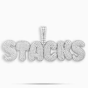 Collar con Colgante de Nombre Personalizado Estilo Hip Hop con Incrustaciones de Diamantes para Hombre, Cadena de Tenis de Plata de Ley 925 con Diamantes Moissanite de 6.50mm - Product Image 4