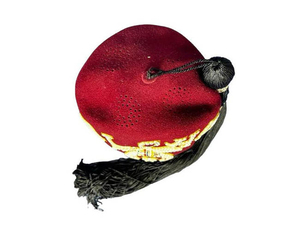 Gorro Fez Masónico Antiguo Vintage Shriners Zelzah con Borla Roja, Accesorio de Exhibición, Adorno de Fieltro Clásico 100% Lana, Casual para Exteriores - Product Image 5