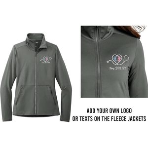 2025 Vestes de texte avec logo brodé personnalisé pour femmes Lk595 polaire extensible avec touche personnalisée - Product Image 3