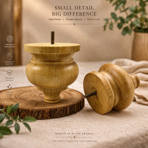 Luxury Large Solid Wood Furniture Leg Elegant Decorative Classic Design for <b>Sofa</b> Cabinet Coffee Table - Product Image 3