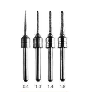 Fresas Dentales Manuales para Laboratorio, para Sistemas CAD/CAM, 4 Piezas, Fresas Rotatorias de Carburo de Precisión, Agarre Ergonómico para Laboratorio Dental - Product Image 1