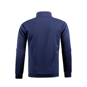 Conjunto Deportivo de Invierno para Hombre, Más Vendido, Duradero, con Cierre Completo, Cuello Alto, Forro Polar, Color Azul Marino Sólido, Informal, Transpirable - Product Image 2
