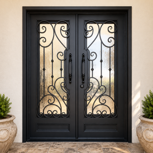 Impresionantes Puertas de Hierro Forjado: Transforme la Entrada de su Hogar con Diseños Elegantes y Hechos a Mano, y una Calidad de Seguridad Inigualable - Product Image 1