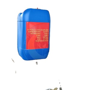 Vietnam Factory Direct Natural <b>Rubber</b> Latex HA/MA/LA 60% DRC in Blue Steel Drums for Adhesive Manufacturing - Product Image 3