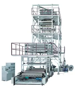 Machine de moulage par soufflage de film polyéthylène à double vis Denfeng 15kwh ultra mince à faible bruit