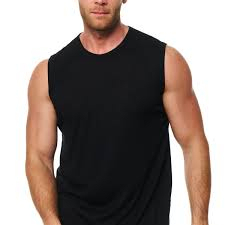 Best Selling Knitted Cotton Tank <b>Top</b> Men's Gym Training <b>Oversized</b> Fitness Ribbed <b>Vest</b> Custom Logo Sporty Hip Hop - Product Image 2