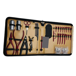 Kit de Herramientas Profesionales de Calidad para Extensiones de Cabello y Abalorios, Juego de Pinzas para Remover con Aguja y Gancho, Empaque en Estuche - Product Image 3