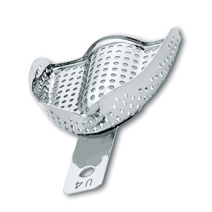 Premium Quality Dental Impression Tray with Edge U1 Perforated Upper Size XL Stainless Steel Reusable Autoclavable Orthodontic - Product Image 5