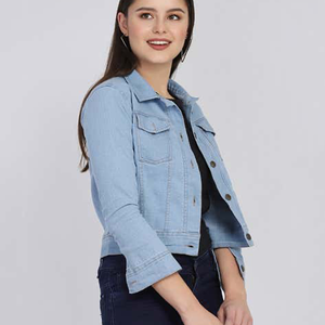 Chaqueta Acolchada de Algodón para Mujer con Logotipo Bordado Personalizado, Transpirable y Ecológica, Cierre de un Solo Botón - Product Image 3