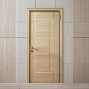 Puerta Interior Contemporánea Minimalista de Madera MDF, Diseño Liso y Estable, Puertas de Entrada Personalizadas de Empujar y Tirar para el Hogar y el Baño - Product Image 3