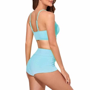 Ensembles de bikinis taille haute pour femmes, directement de l'usine, avec bijoux, couleurs et tailles personnalisables, qualité supérieure, design 2 pièces, créez vos propres ensembles - Product Image 2