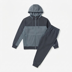 Chándal Deportivo Personalizado al por Mayor, con Bloques de Color, 350 GSM, Forro Polar Térmico, para Hombre, Invierno - Product Image 3