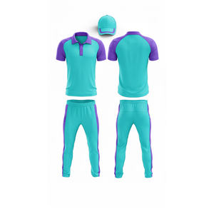 Uniforme de cricket sublimé de haute qualité et performant |   Tenue complète d'équipe de cricket pour hommes, femmes et jeunes : polo et pantalon - Product Image 3