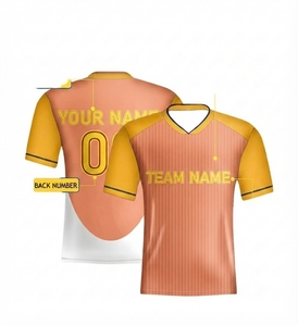 Ropa Deportiva, Jersey de Fútbol Rosa Claro 100% Poliéster, Uniforme de Fútbol Transpirable con Malla, Ropa de Equipo Personalizada con Impresión por Transferencia de Calor - Product Image 1