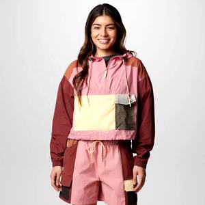 Conjunto de Chaqueta Cortavientos Unisex para Mujer, Primavera/Verano, con Cuello Alto y Tela con Memoria para Todas las Estaciones, Venta al Por Mayor - Product Image 3