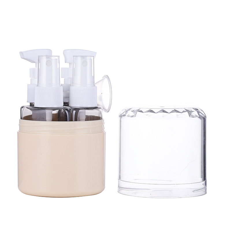 Scatola beige per quattro bottiglie