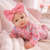 Poupée réaliste pour bébé fille Babeside Carina 20 pouces, corps en vinyle souple et tissu, poupée nouveau-né très vendue, en stock, prête à être expédiée
