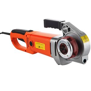 Macchina filettatrice elettrica industriale da 2300W 110V portatile per tubi in rame con 4 filiere per tubazioni da 1/2'' e 1 1/4'' - Product Image 1