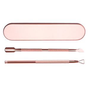 Empujador y Removedor de Cutículas de Acero Inoxidable, Herramienta de Manicura y Pedicura para Piel Muerta, Doble Cabeza - Product Image 2